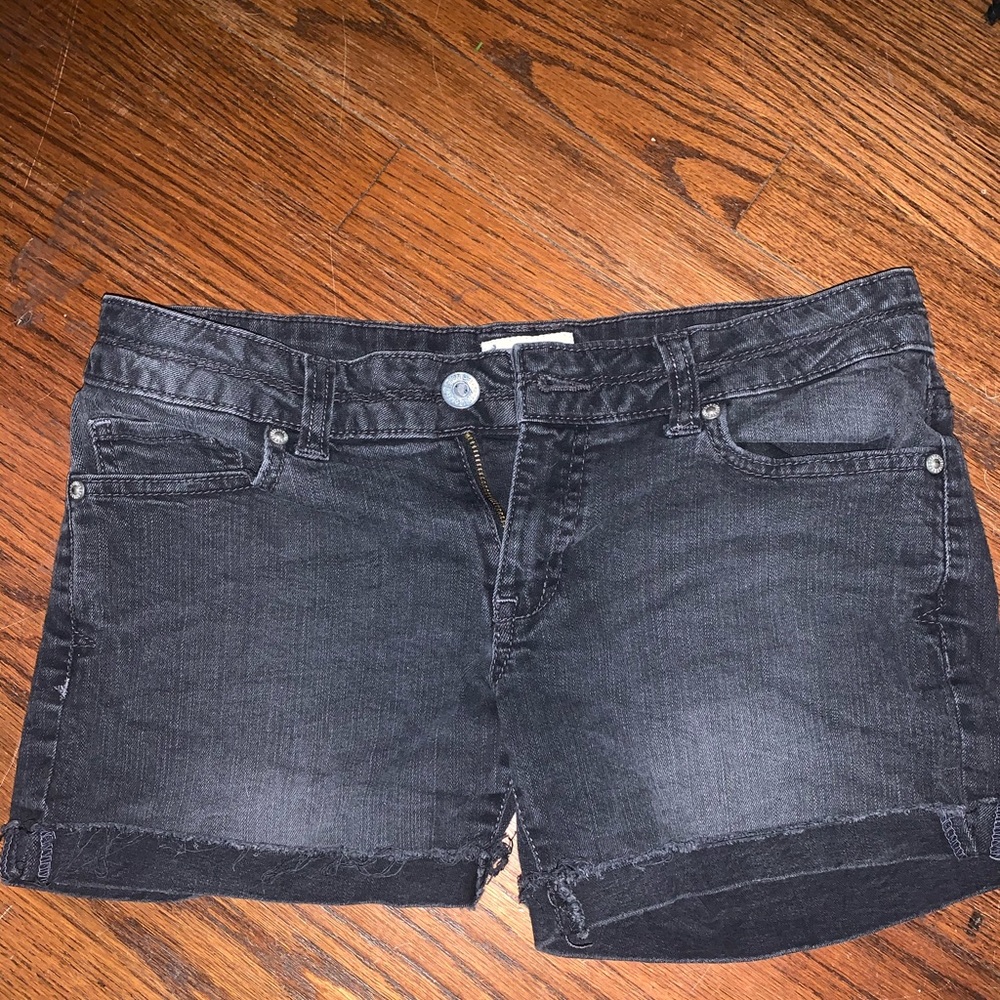 Black Aeropostale jean shorts